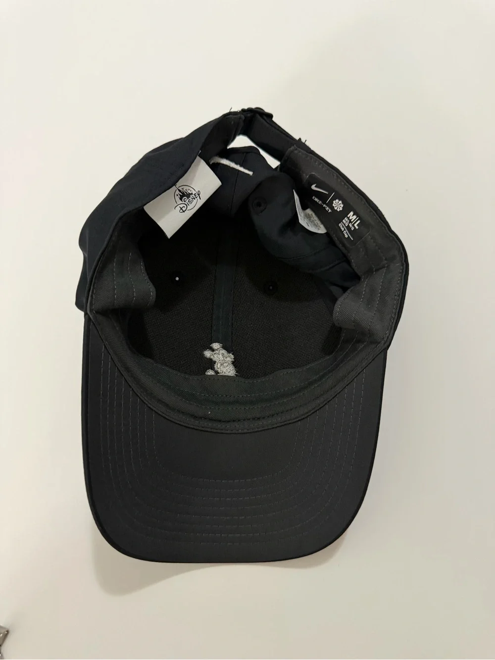 Disney Nike Black Mickey Mouse Embroidered Baseball Cap